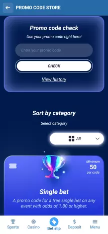 1xBet app screenshot 5